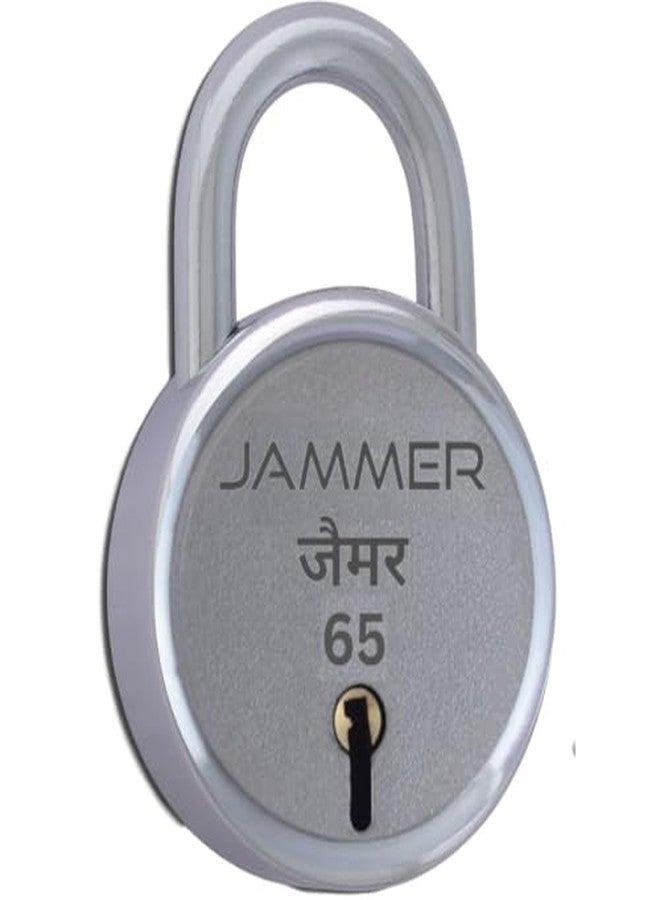 JAMMER Round 65 Lock with 3 Keys - High-Security Door and Gate Lock for Home and Commercial Use - Durable 60mm Padlock with Lever Technology- Pack of 2 - Image 2